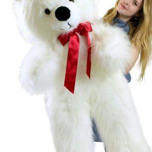 White Teddy Bear 46 inches